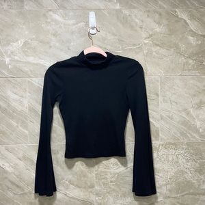 Long sleeve black top